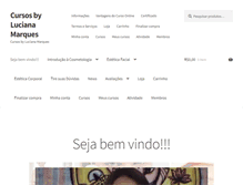 Tablet Screenshot of cursosbylucianamarques.com